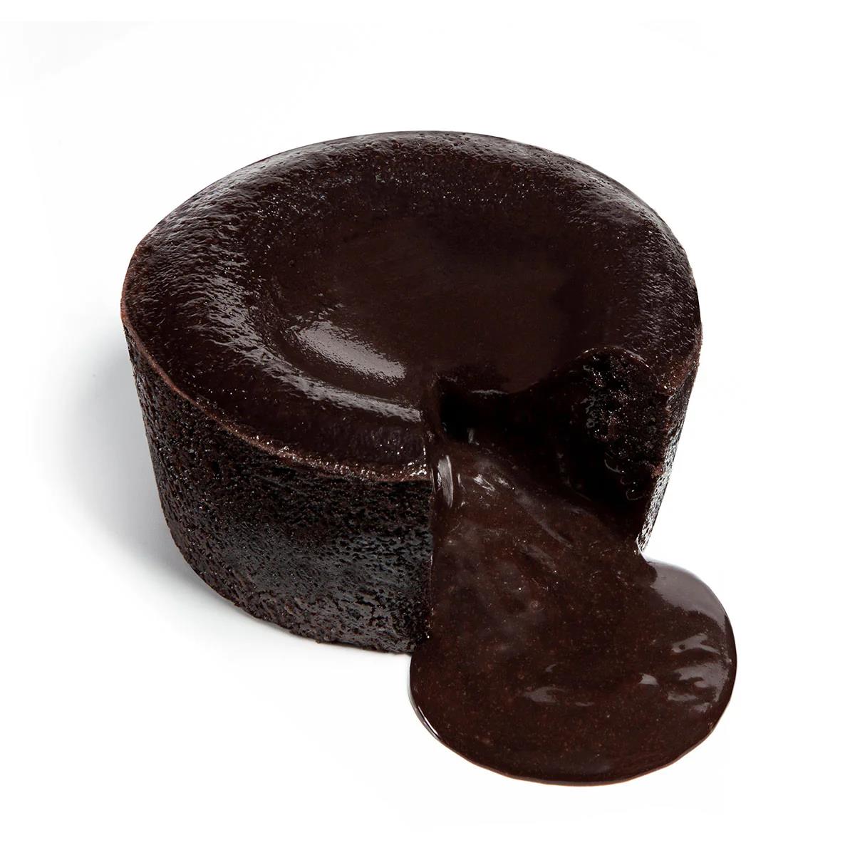 Moelleux chocolade 27x110g Ø7cm voorgebakken