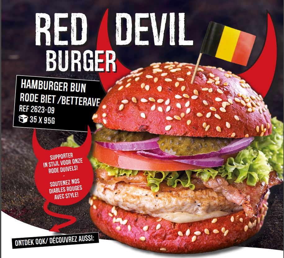 Hamburger Bun Vegan rode biet DF 2623-09
