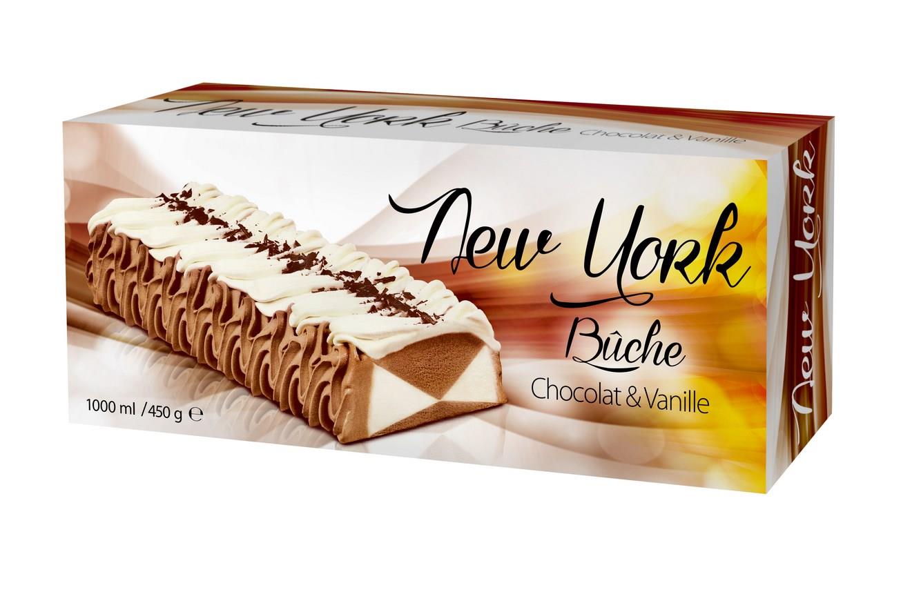 Ijstaart New York Vanille Chocolade 1L