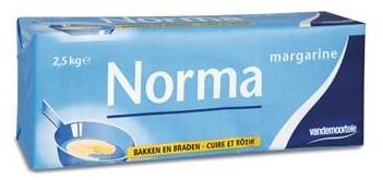 Norma margarine boter bakken en braden 4x2,5kg