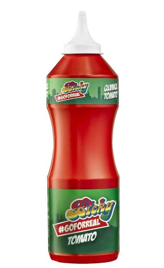 Bicky ketchup tomaat tube 900ml