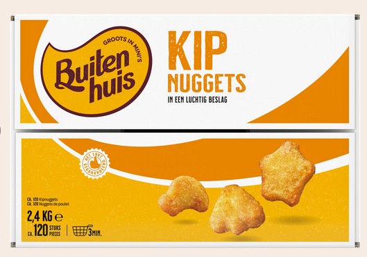 Buitenhuis kipnuggets 120x20g