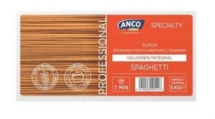 Anco professional spaghetti volkoren kookbestendig 5kg