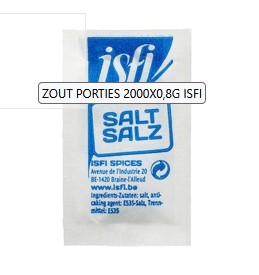 Isfi zout porties 2000st