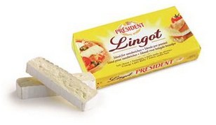 President brie lingot brique (+/- 1,1kg)