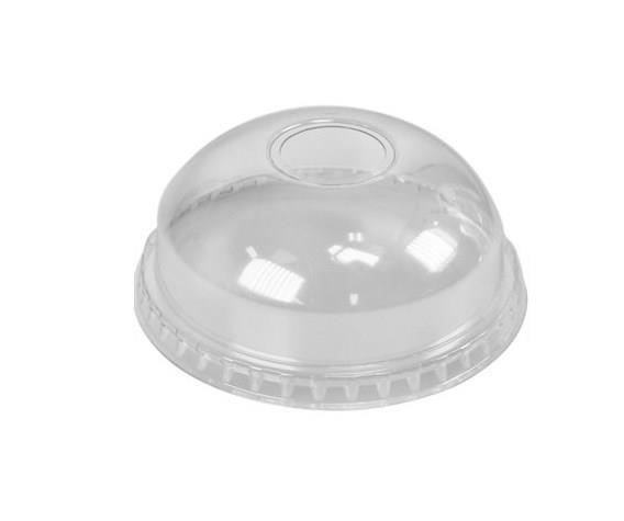 08135 - Smoothie deksels bol met gat 50st Ø9.5cm H2.0cm Smoothie deksels bol met gat 50st Ø9.5cm H2.0cm