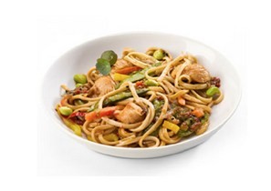 Delimeal noodles kip pittige sojasaus groentemix 6x450g