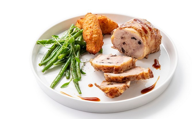 Kip Ballotine Appel-Rozijn 150g 2x16st VERS