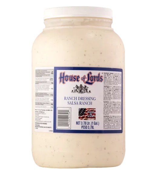 13456 - LA Streetfood (LA791.1) ranch dressing 3,78L LA Streetfood (LA791.1) ranch dressing 3,78L