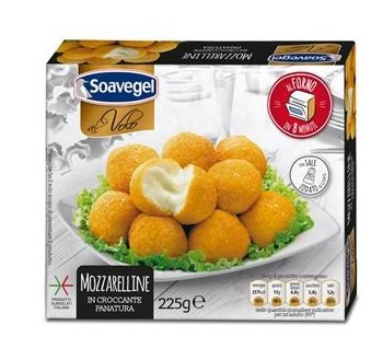 Soavegel mozzarelline panate al volo 9pz 235g