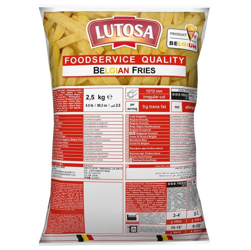 Friet 12/12 Foodservice Belgische 2.5kg