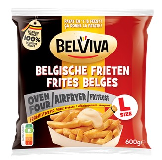 Belviva belgische ovenfrieten 12x600g