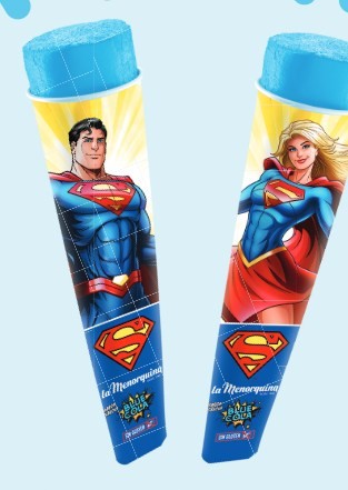 Push up Superman&Supergirl - Blue cola 24x105ml