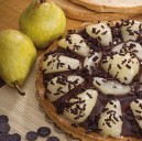 UIT CROSTATA DI PERE CON CREMA al Cioccolato 1400g.- 28cm.- 12 Porties