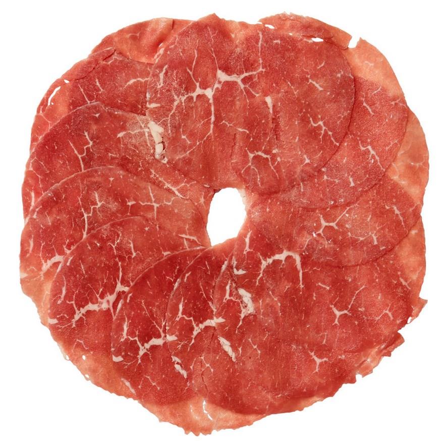 Carpaccio natuur runds 80gr