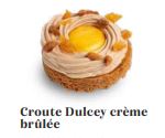 Croute creme brulee