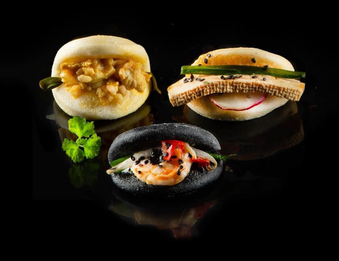 Mini Bao buns Mix - garnaal kip tofu 20g