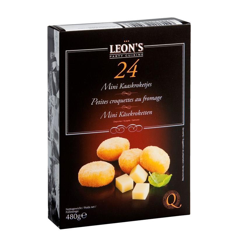 Mini kaaskroketjes 24x20gr Leon
