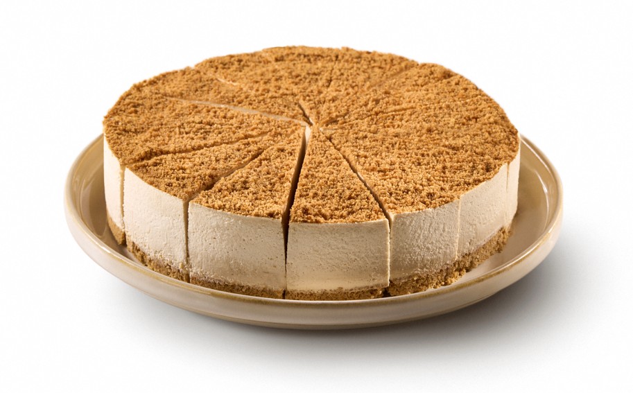 Cheesecake speculoos 14p 1500g  voorgesneden