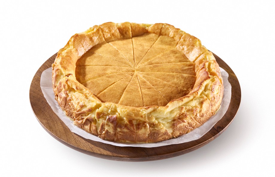 Baskische Cheesecake 14p 1600g voorgesneden