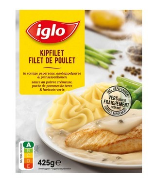 Kipfilet aardappelpuree & bonen 6x425g