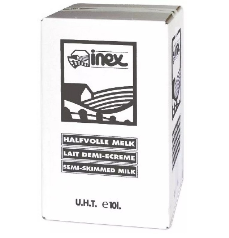 Inex Melk 10l Halfvol Bag in box