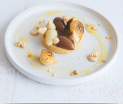 Croute exotic caramel chocolade