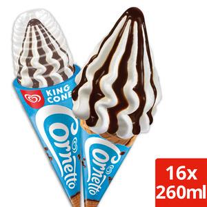 Cornetto King Cone Vanille 16x260ml