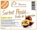 Sorbet Passie cadi 2.5L Cuisine Gourmet