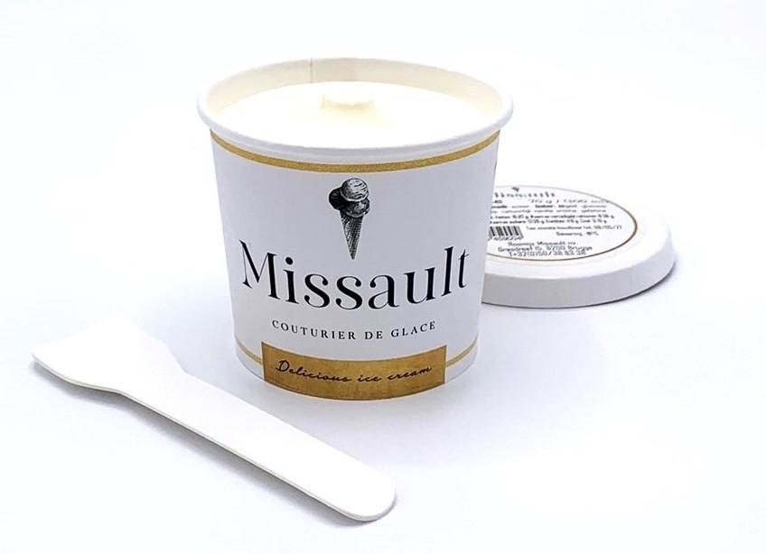 Potje Karton Aardbei 12x100ml Missault