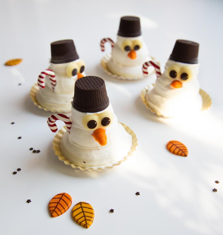 Sneeuwmannetje 4 x150ml vensterdoos Haro