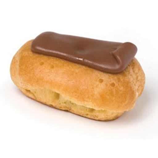 Mini eclair gevuld 17g + melktopping 96stuks