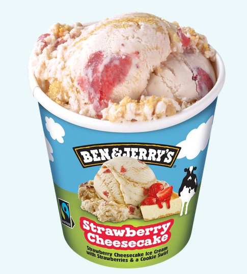 74133 - Ben & Jerry's Strawberry Cheese Cake 465 ml Ben & Jerry's Strawberry Cheese Cake 465 ml