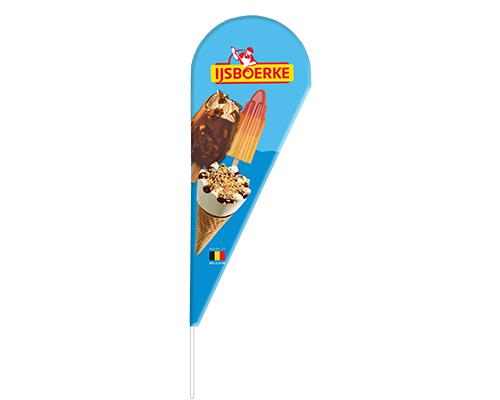 POS Promo IJSBOERKE Beachvlag