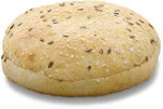 Hamburger bun Skyr 223954 steengebakken Ø13cm