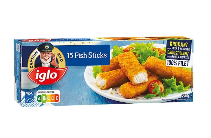 Iglo Fish Sticks 12 x 15 stuks