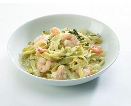 Tagliatelli scampi looksaus