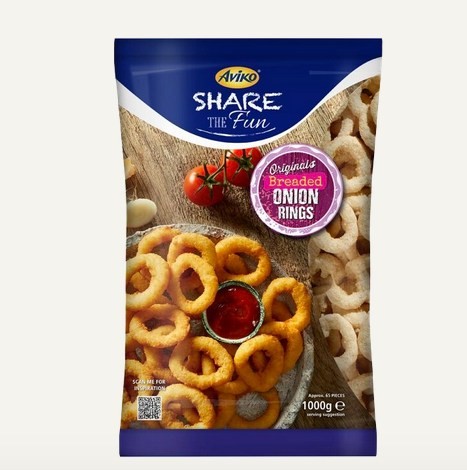 Aviko Breaded Onion Rings 6x1kg