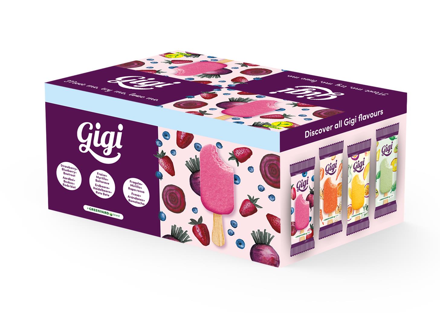 Gigi aardbei bosbes rode biet