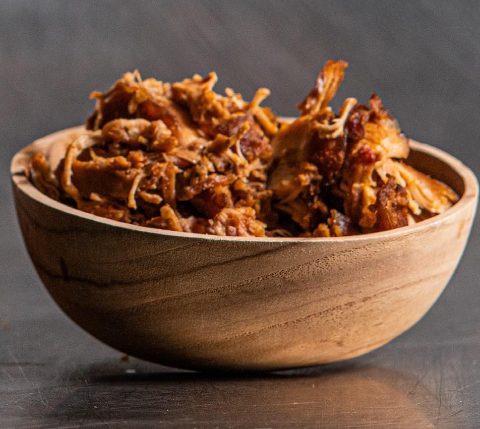 Pulled Chicken met saus 2kg in cookbag STREAT