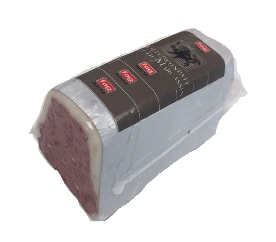 Wildpate everzwijn wild varken +/-550g