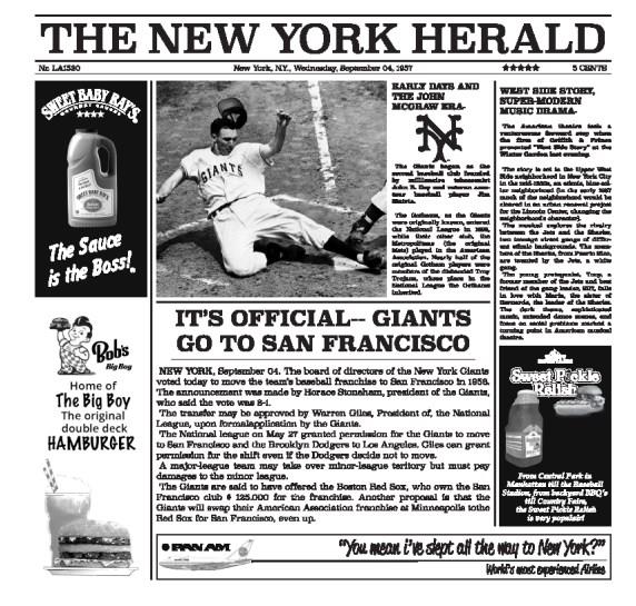 LA Streetfood New York newspaper