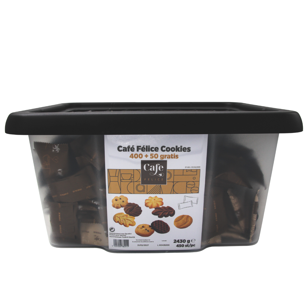 17771 - Café Felice cookies 400+50st gratis 